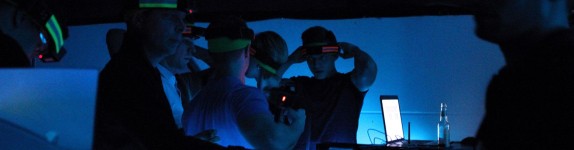 Gruppe in Lasertag Lobby
